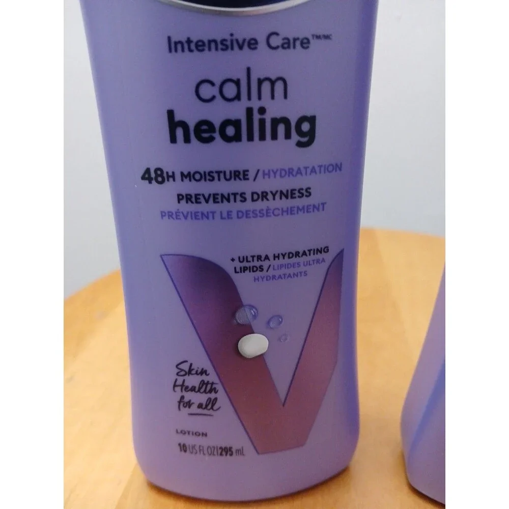 (2) Vaseline Intensive Care Calm Healing Lotion Lavender Extract 10oz Each
